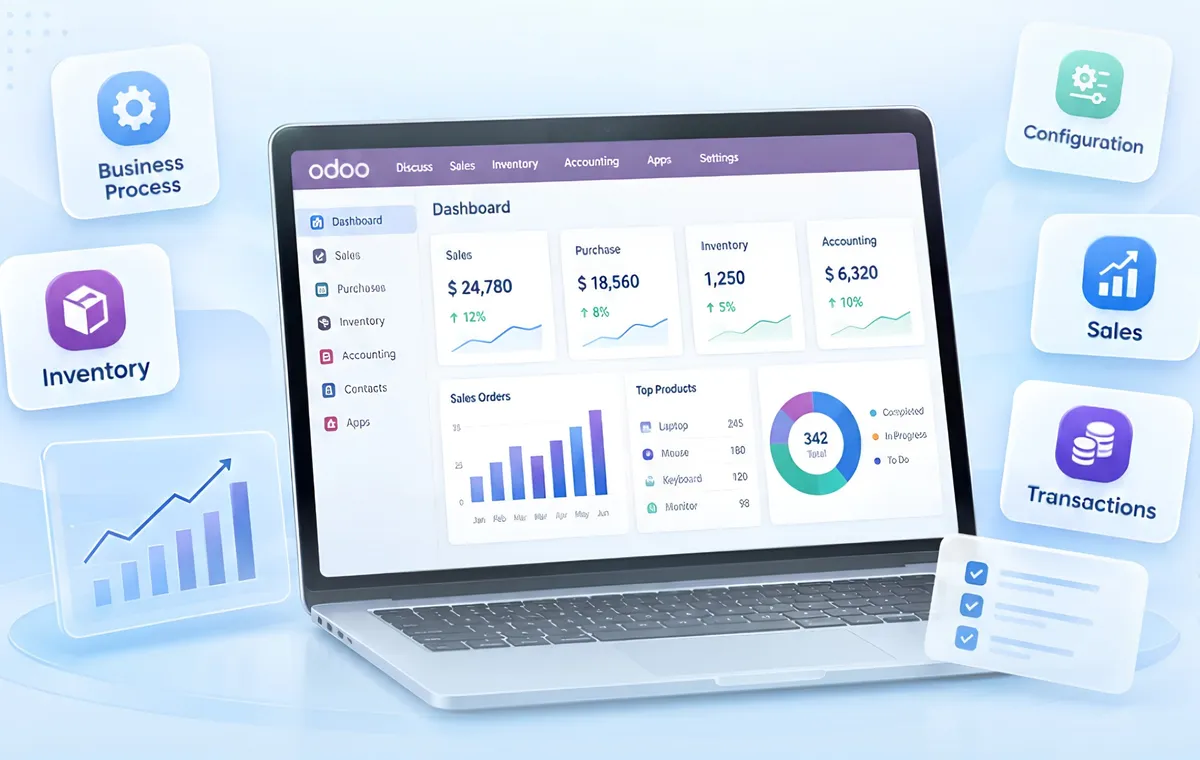 Dashboard Odoo ERP