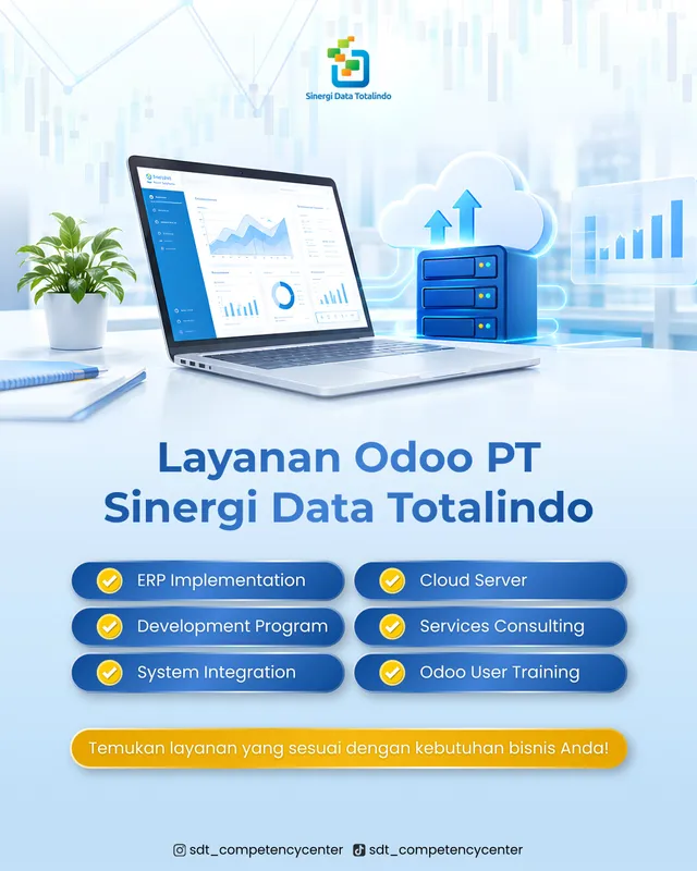 Layanan Odoo PT Sinergi Data Totalindo