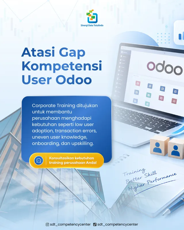 Atasi gap kompetensi user Odoo