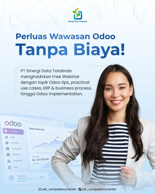 Perluas wawasan Odoo tanpa biaya